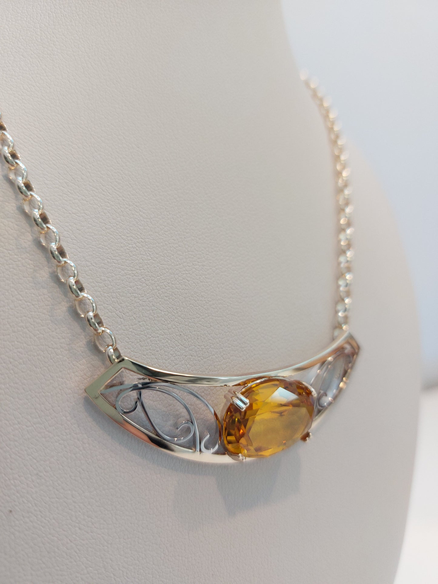 Golden Citrine Pendant