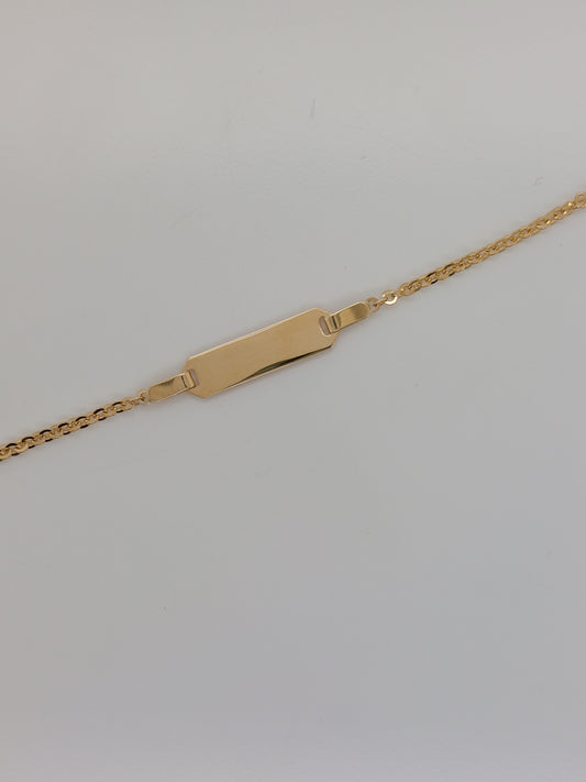 Child's Gold ID Bracelet