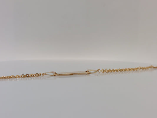 Child's Gold ID Bracelet