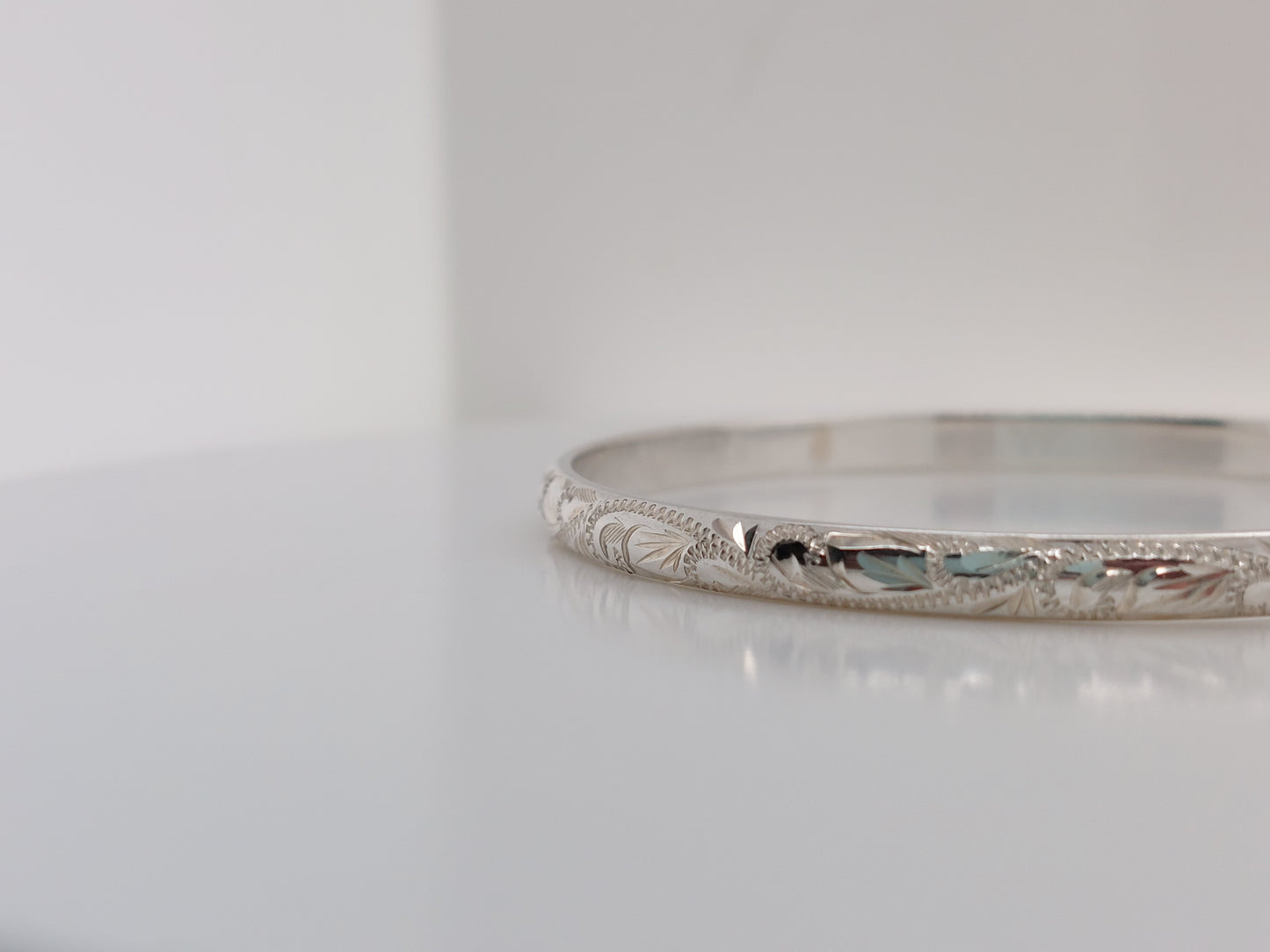 Child's Fully Engraved Bangle