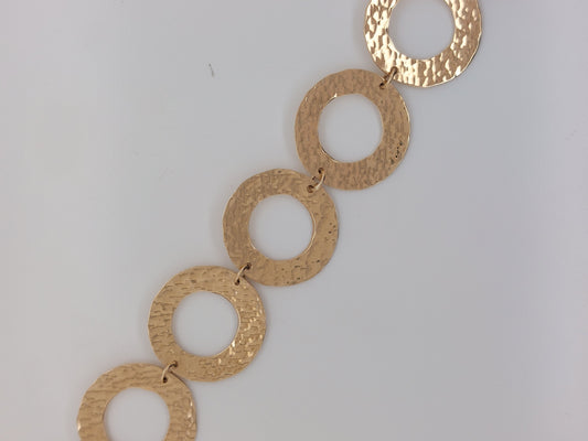 Circle Textured Bracelet