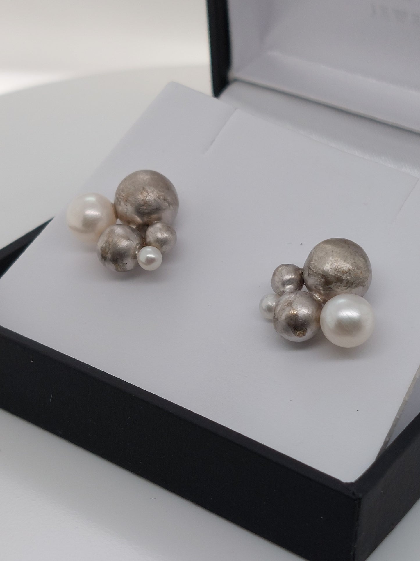 Ball & Pearl Studs