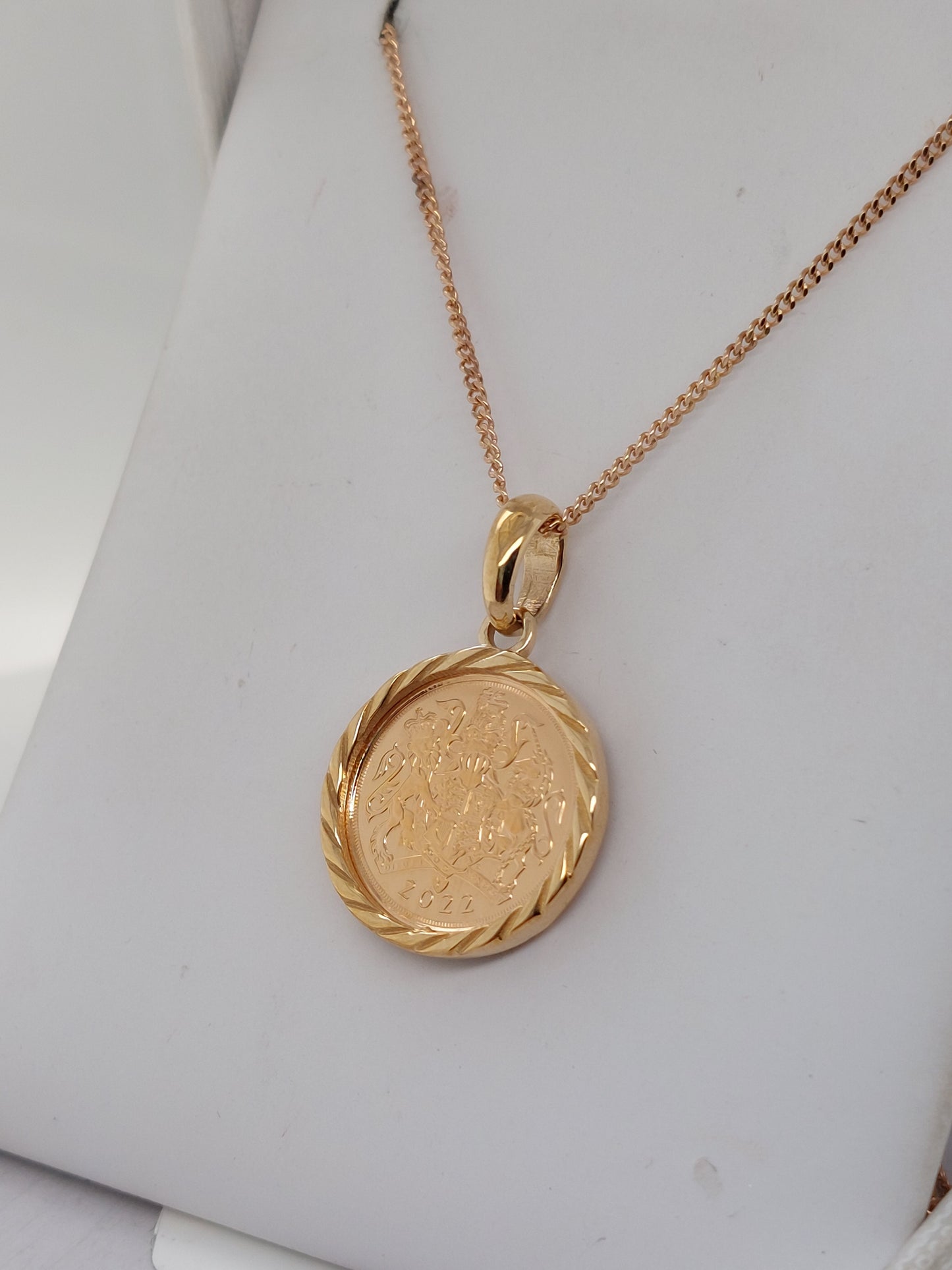 Limited Edition 1/4 Sovereign Pendant