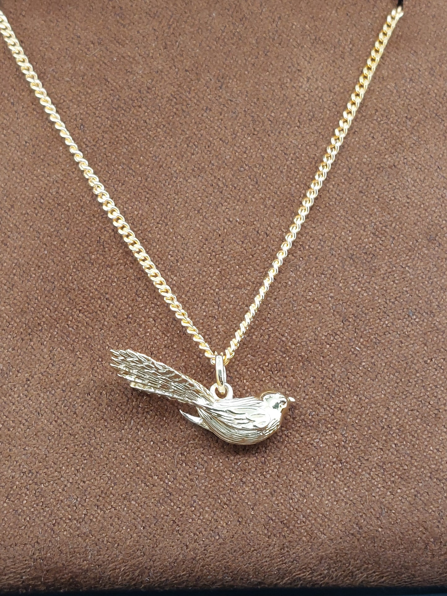 Gold Fantail Necklace