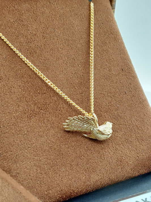 Gold Fantail Necklace