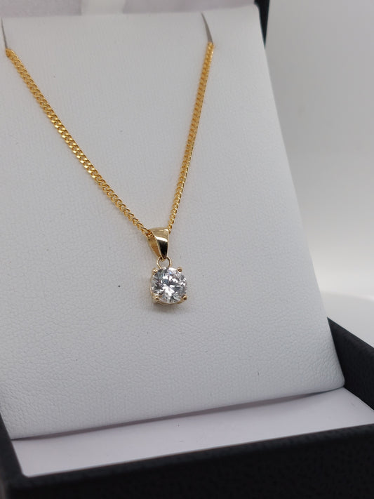 Cubic Zirconia Pendant