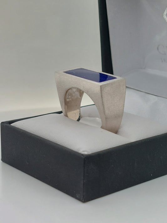 Lapis Signet Ring