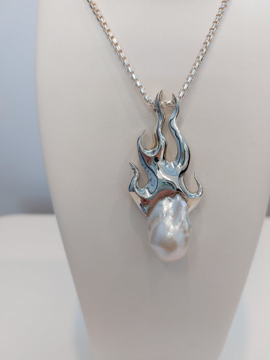 Pearl Comet Pendant