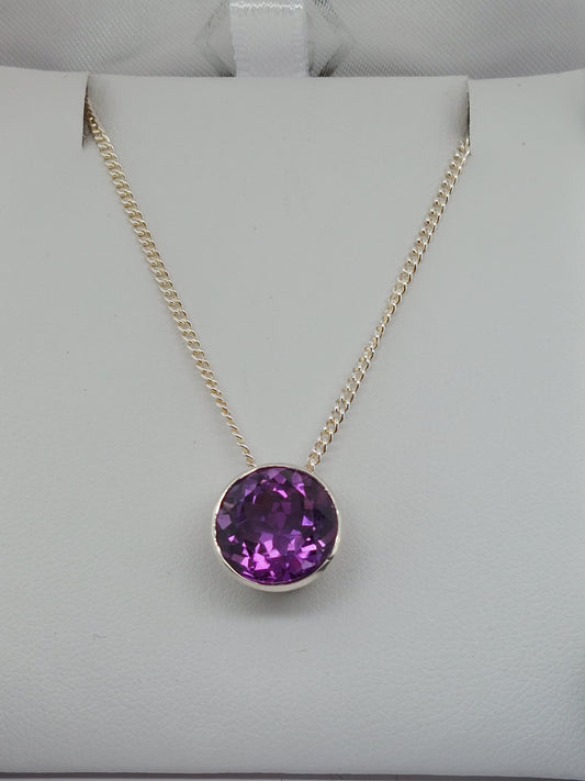 Amethyst Slider Pendant