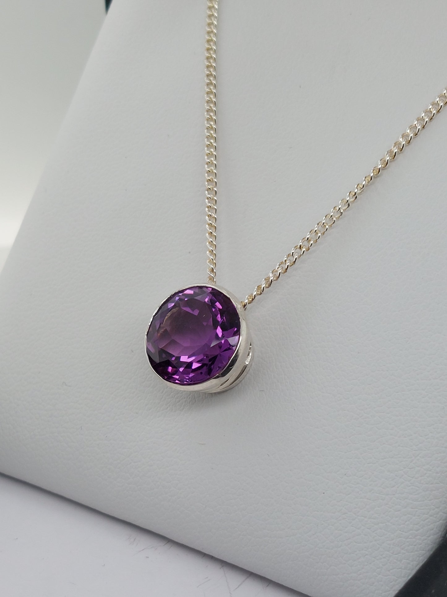 Amethyst Slider Pendant