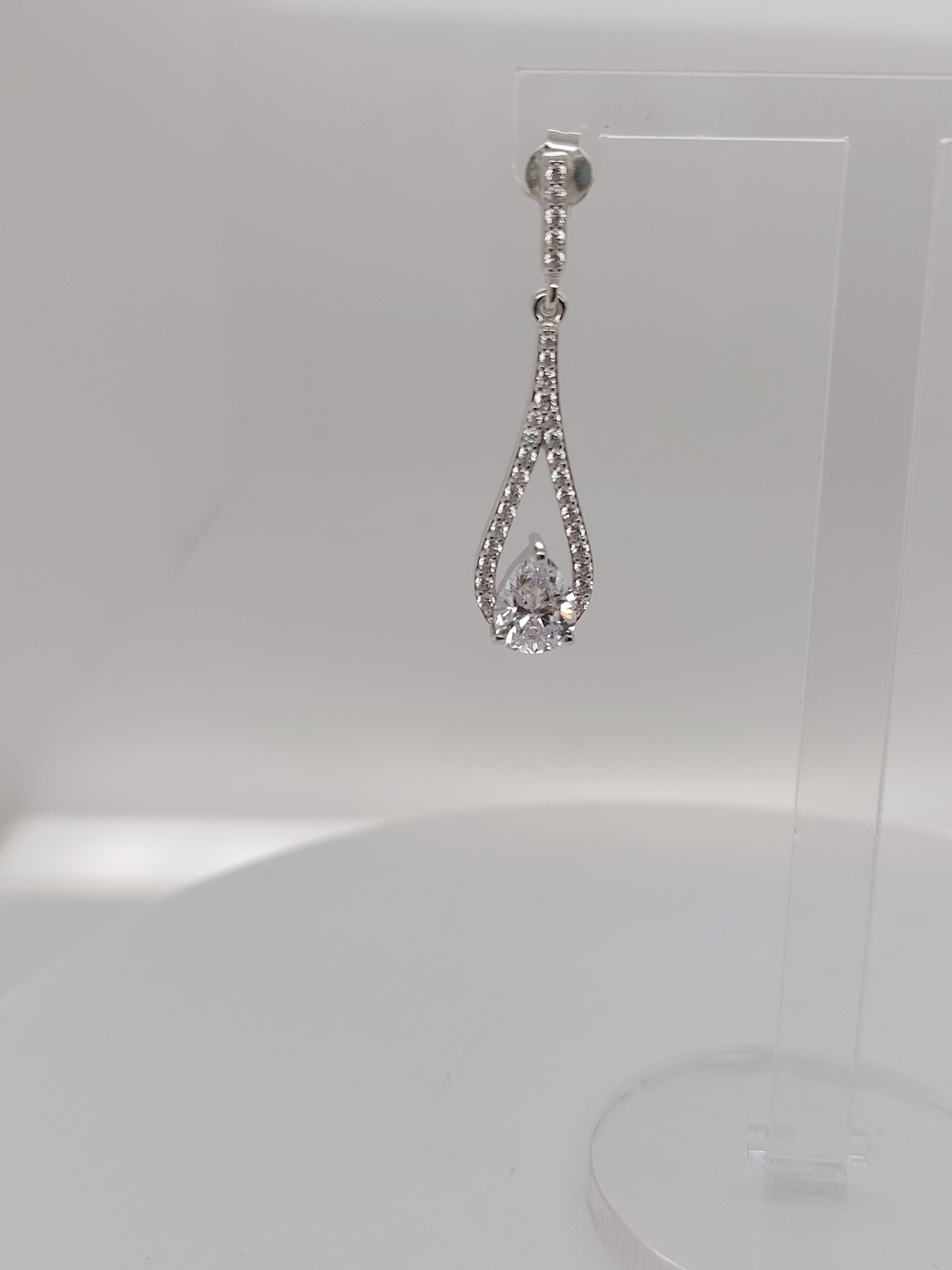 Silver Teardrop Earrings