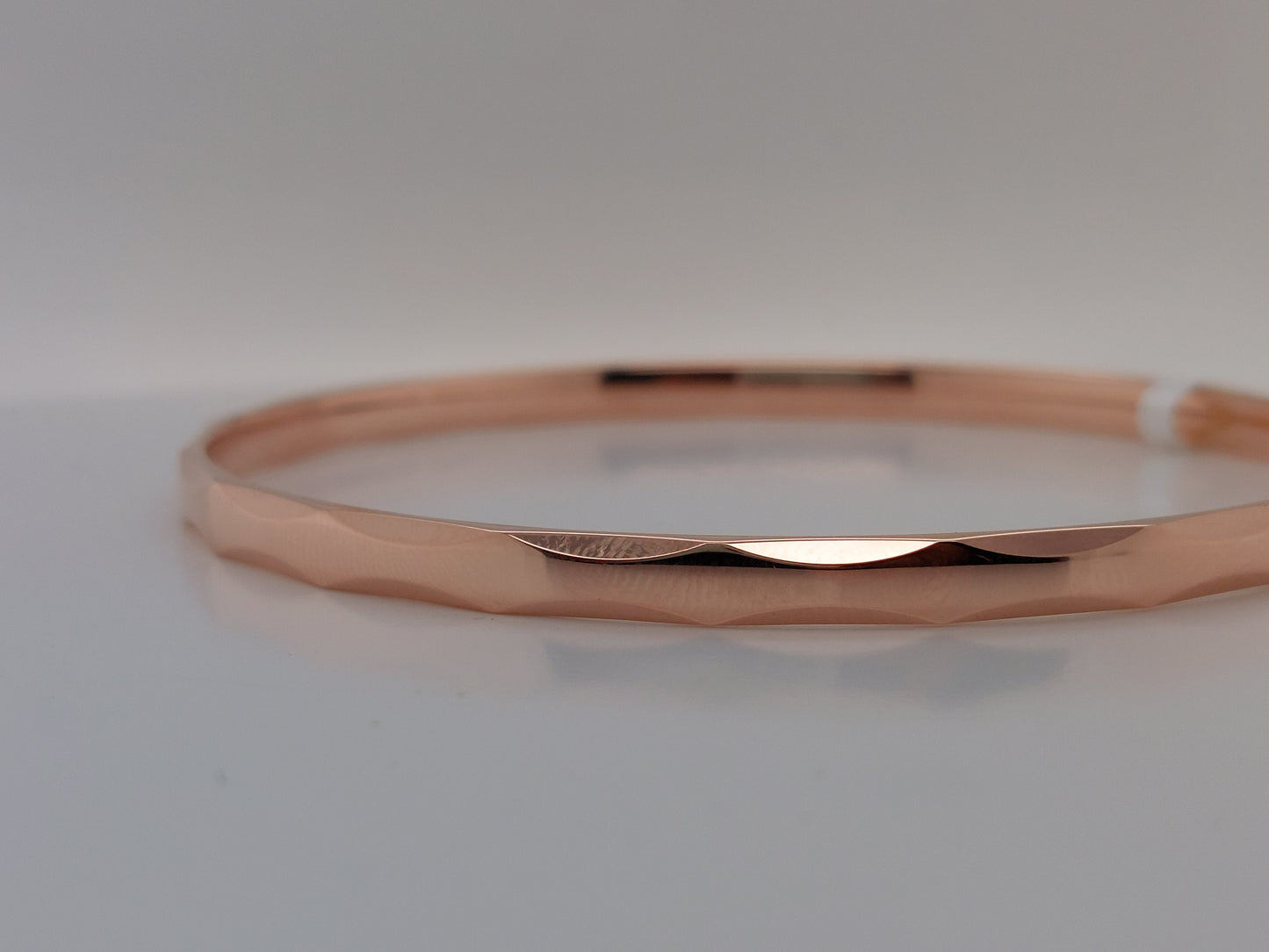 Rose Gold Patterned Bangle