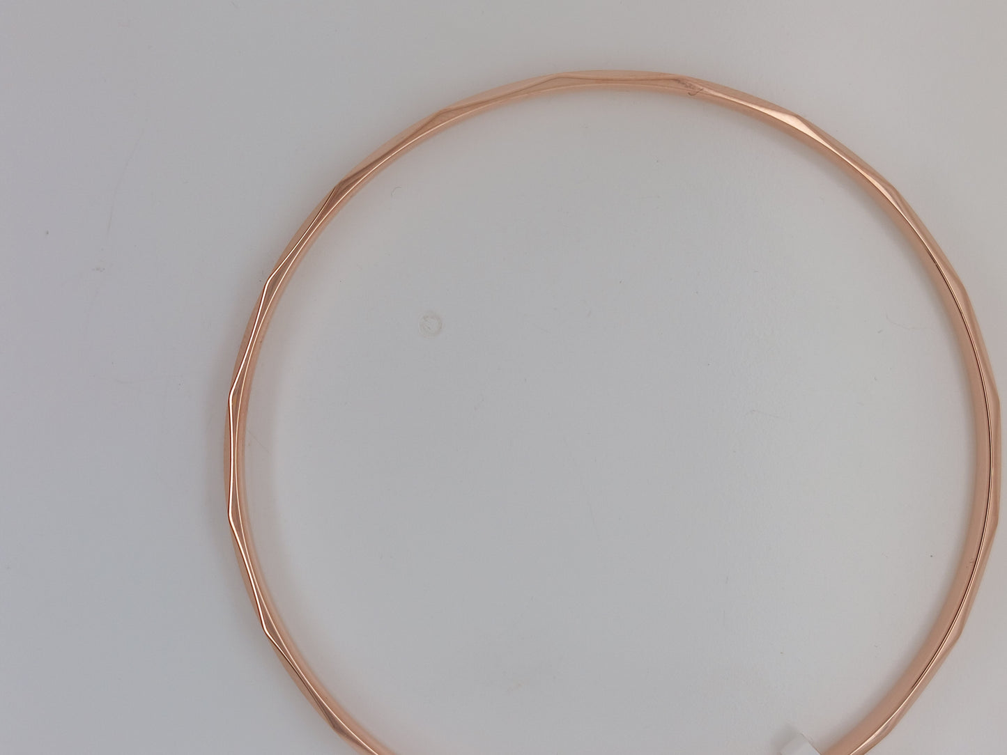 Rose Gold Patterned Bangle