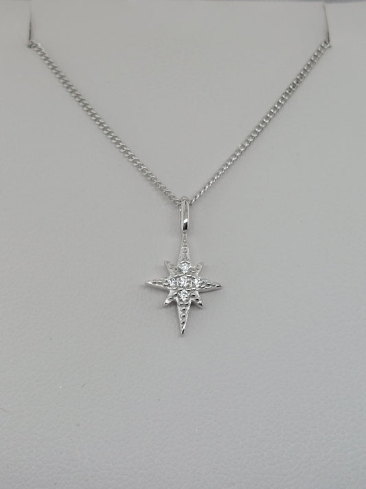 Silver Star Necklace