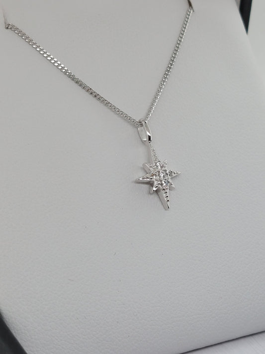 Silver Star Necklace