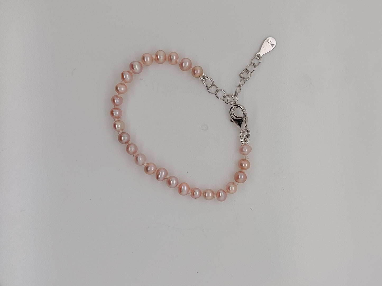 Pink Pearl Baby Bracelet