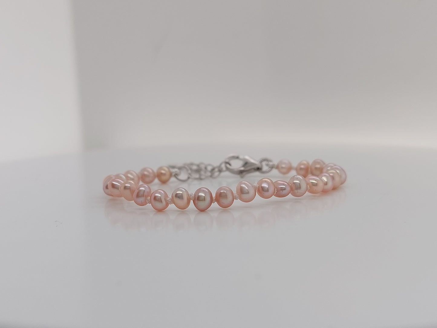 Pink Pearl Baby Bracelet