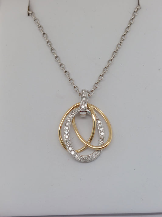 Triple Diamond Pendant