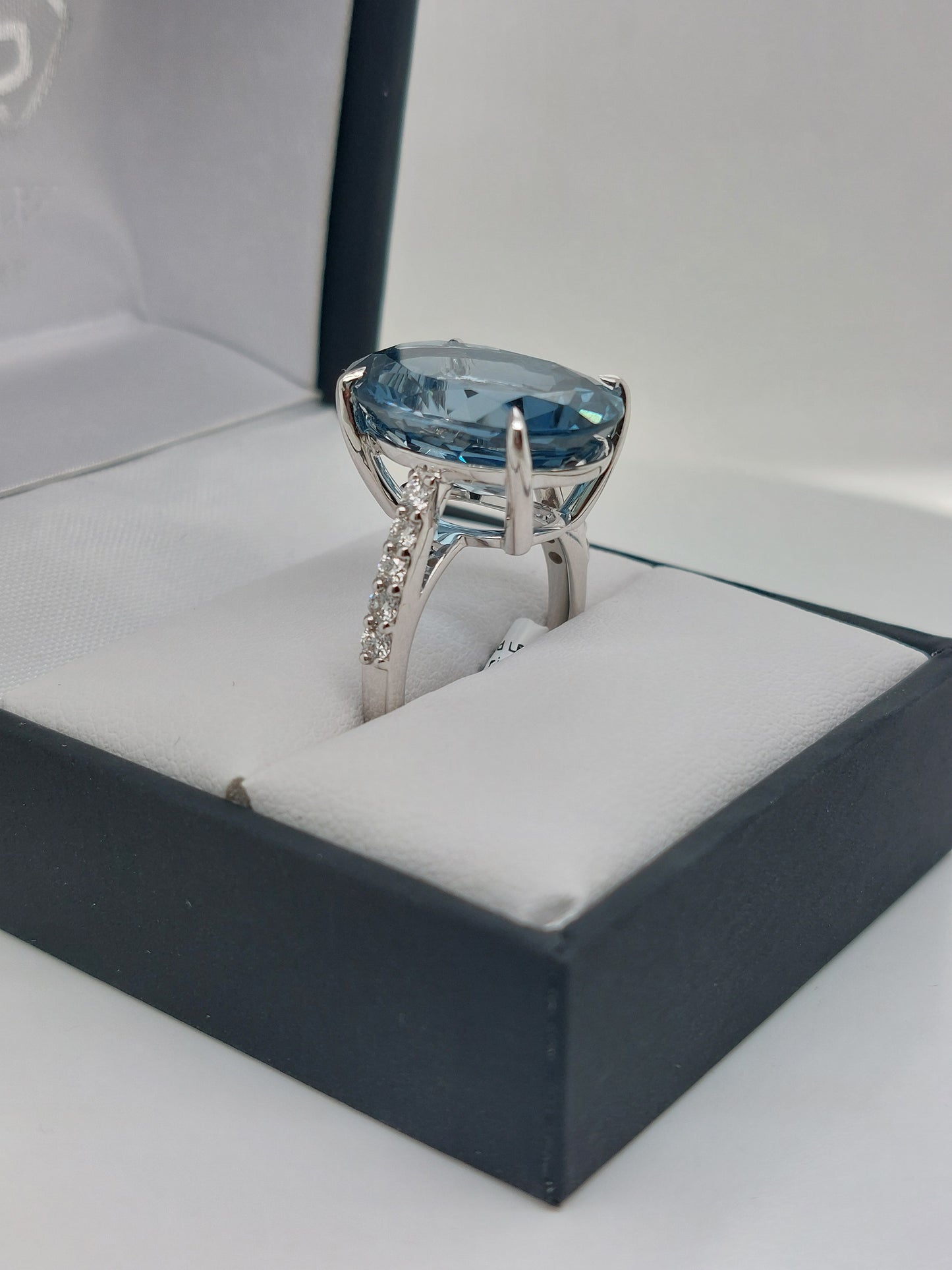 Topaz & Diamond Ring