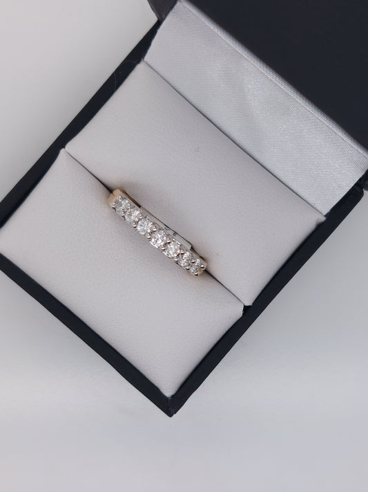 7 Diamond Claw Set Ring