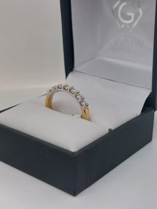 7 Diamond Claw Set Ring