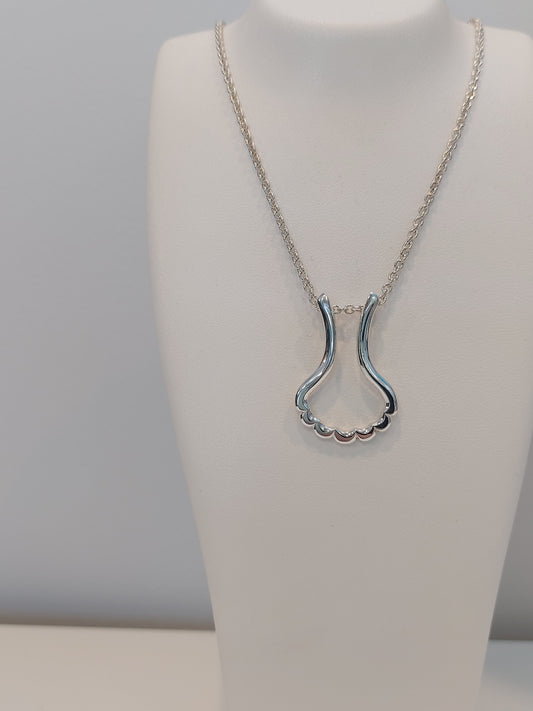 Silver Ring Holder Pendant