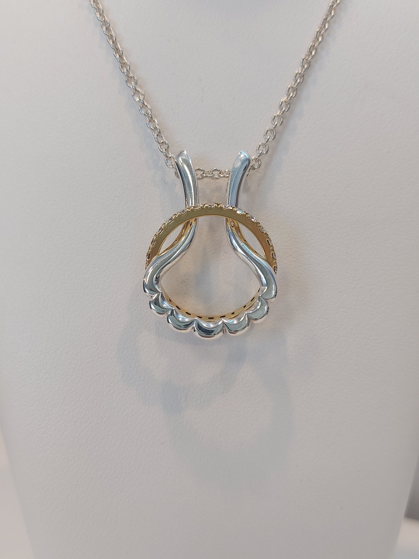 Silver Ring Holder Pendant