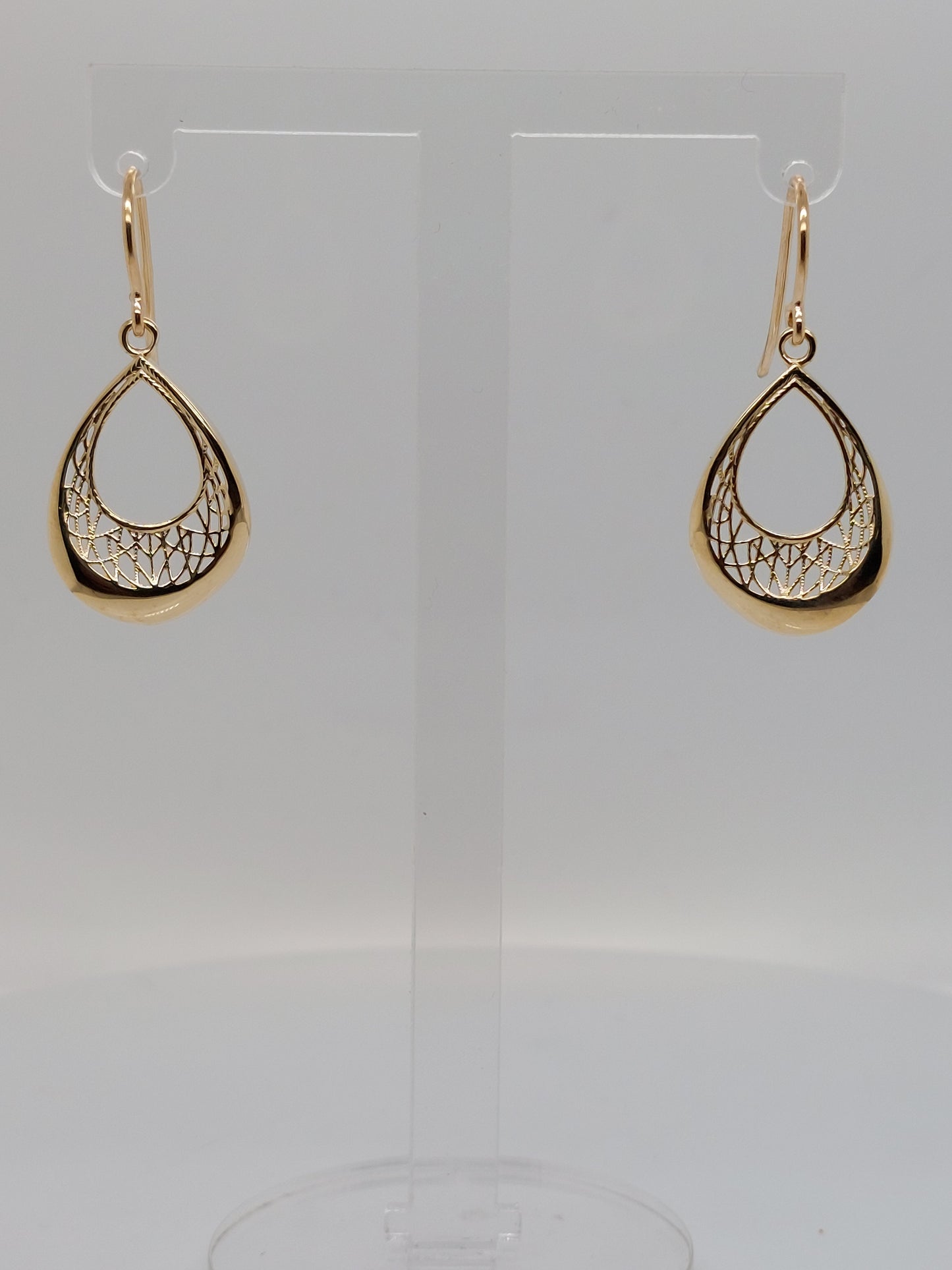 Filigree Teardrop Earrings