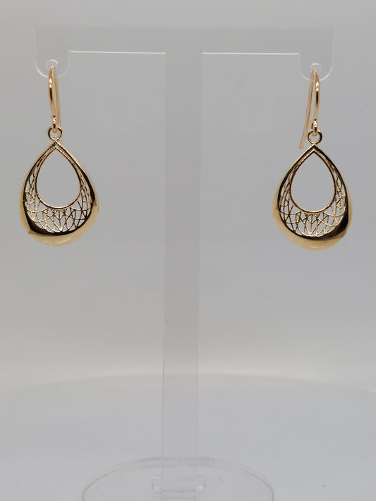 Filigree Teardrop Earrings