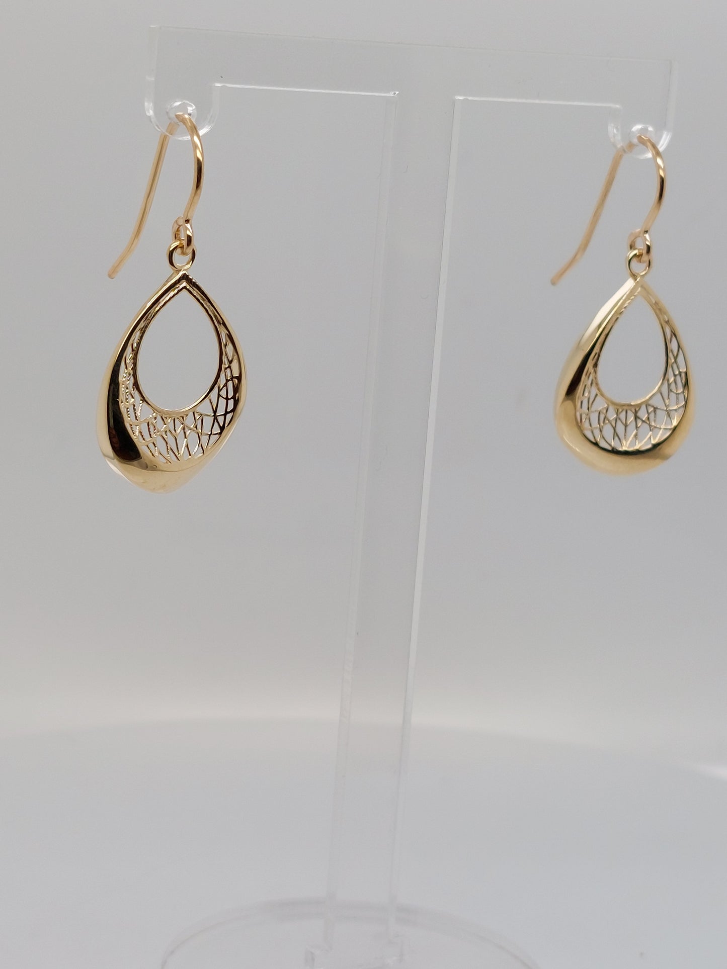 Filigree Teardrop Earrings