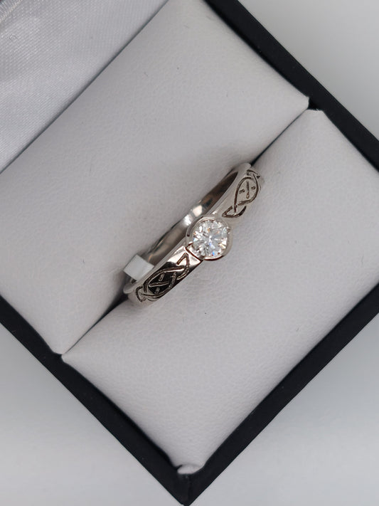 Celtic Diamond Ring