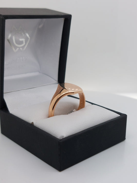 Rose Gold Signet Ring