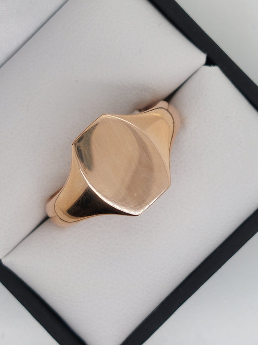 Rose Gold Signet Ring