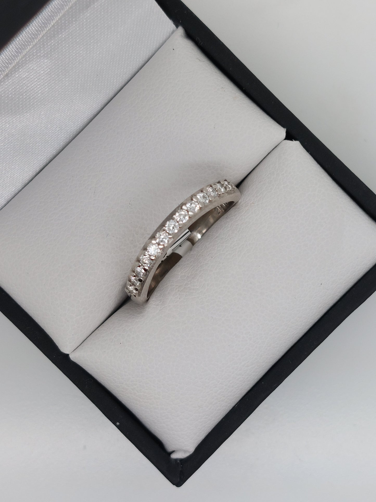 Curved Platinum Ring