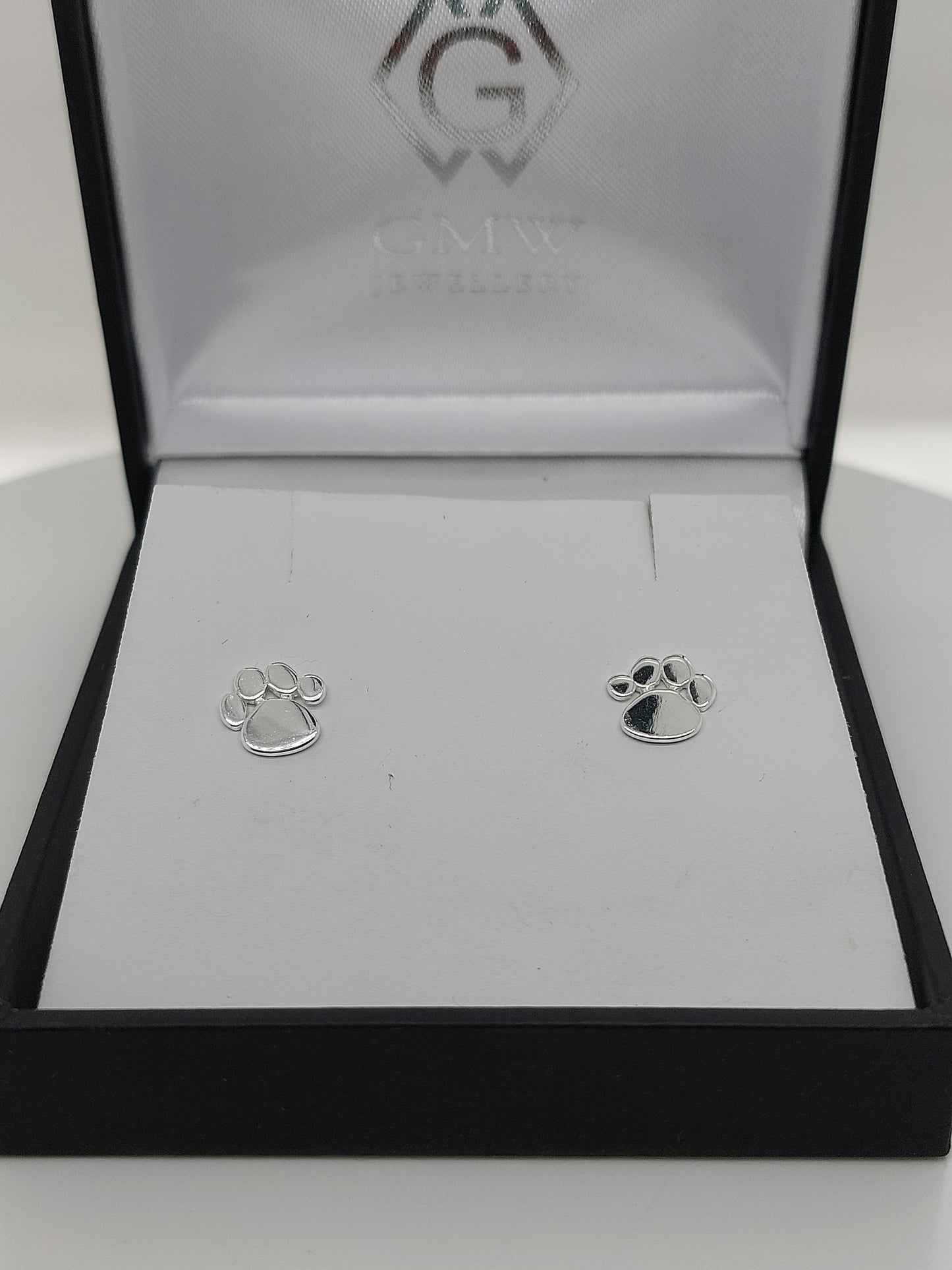 Paw Print Studs