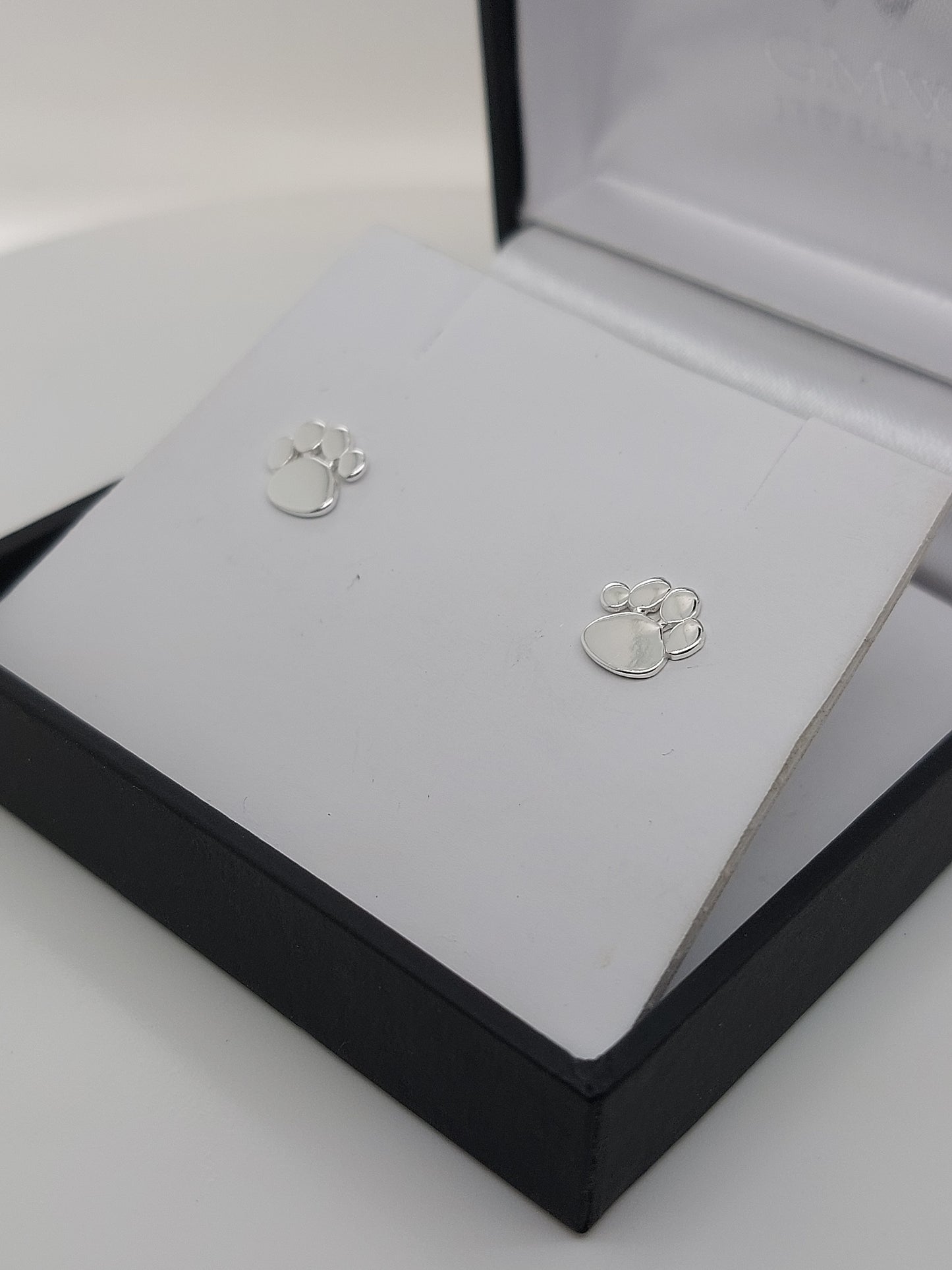 Paw Print Studs