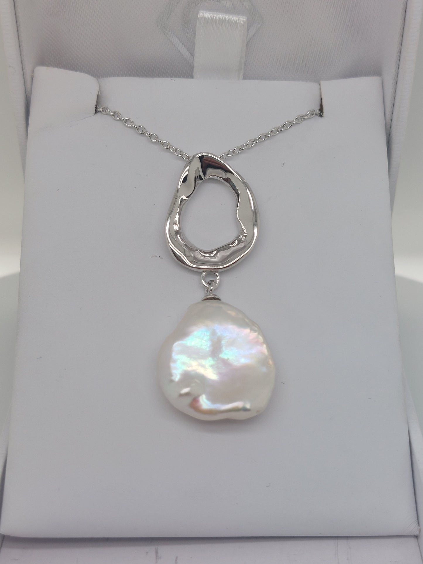 Coin Pearl Pendant