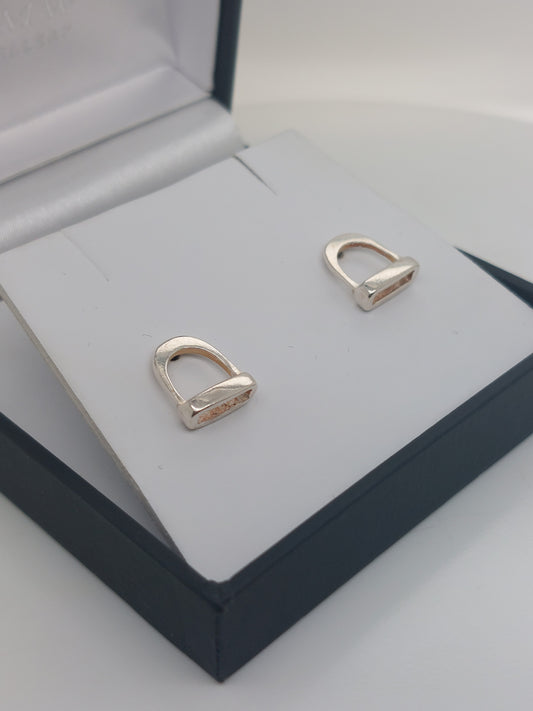 Stirrup Stud Earrings