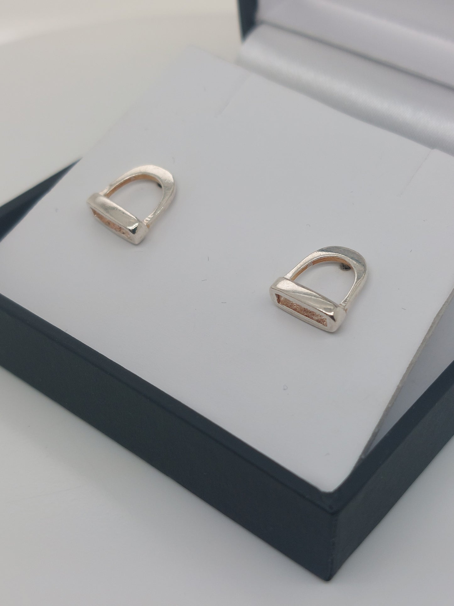 Stirrup Stud Earrings