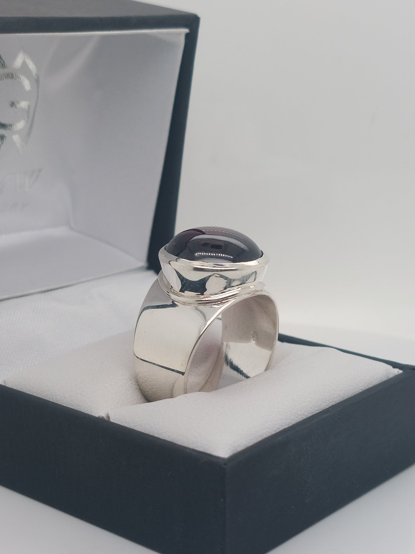 Chunky Garnet Ring