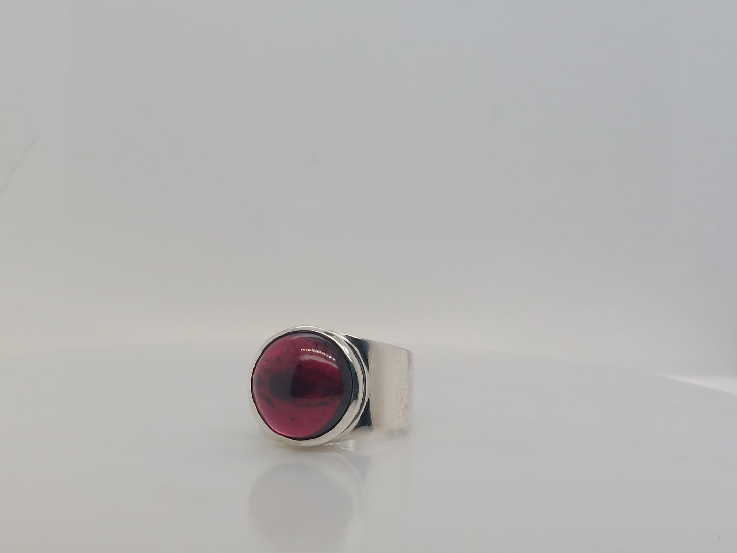 Chunky Garnet Ring
