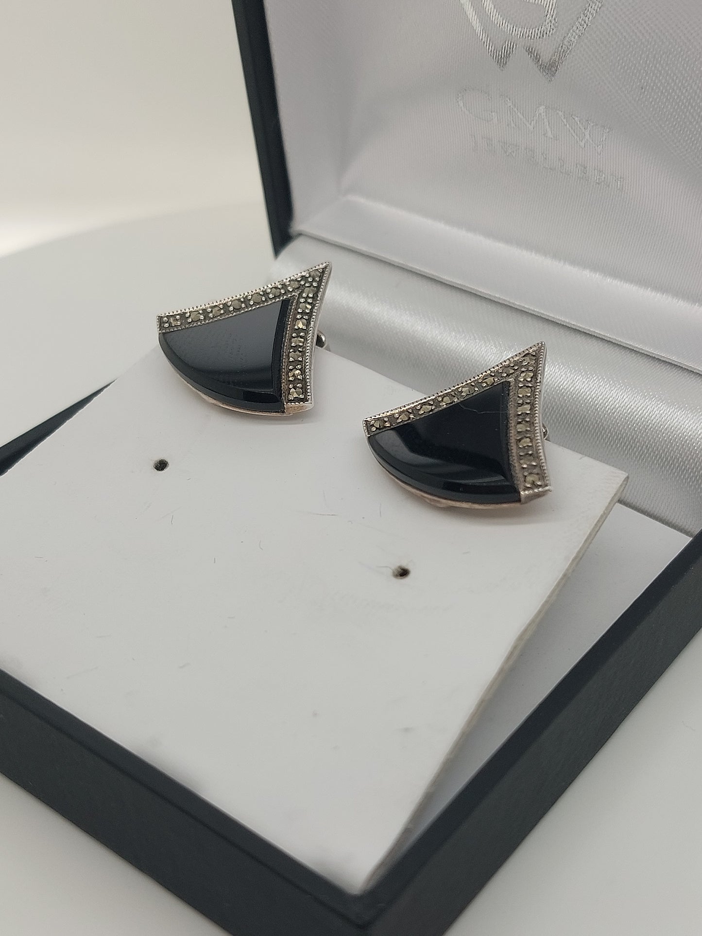 Triangle Clip On Earrings