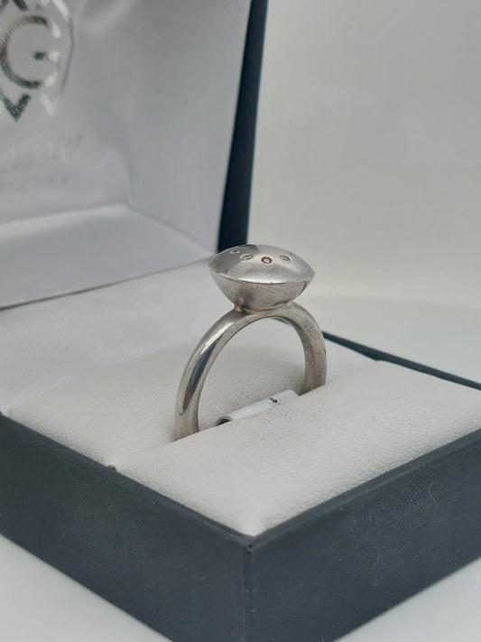 Matte Diamond Ring