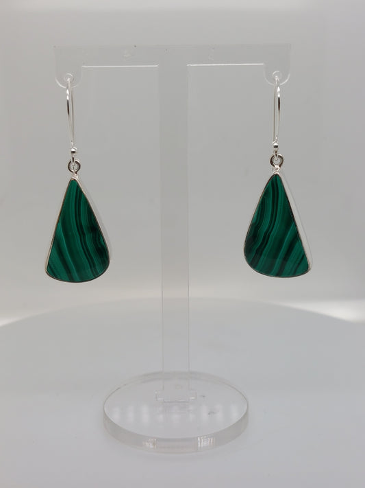 Malachite Earring