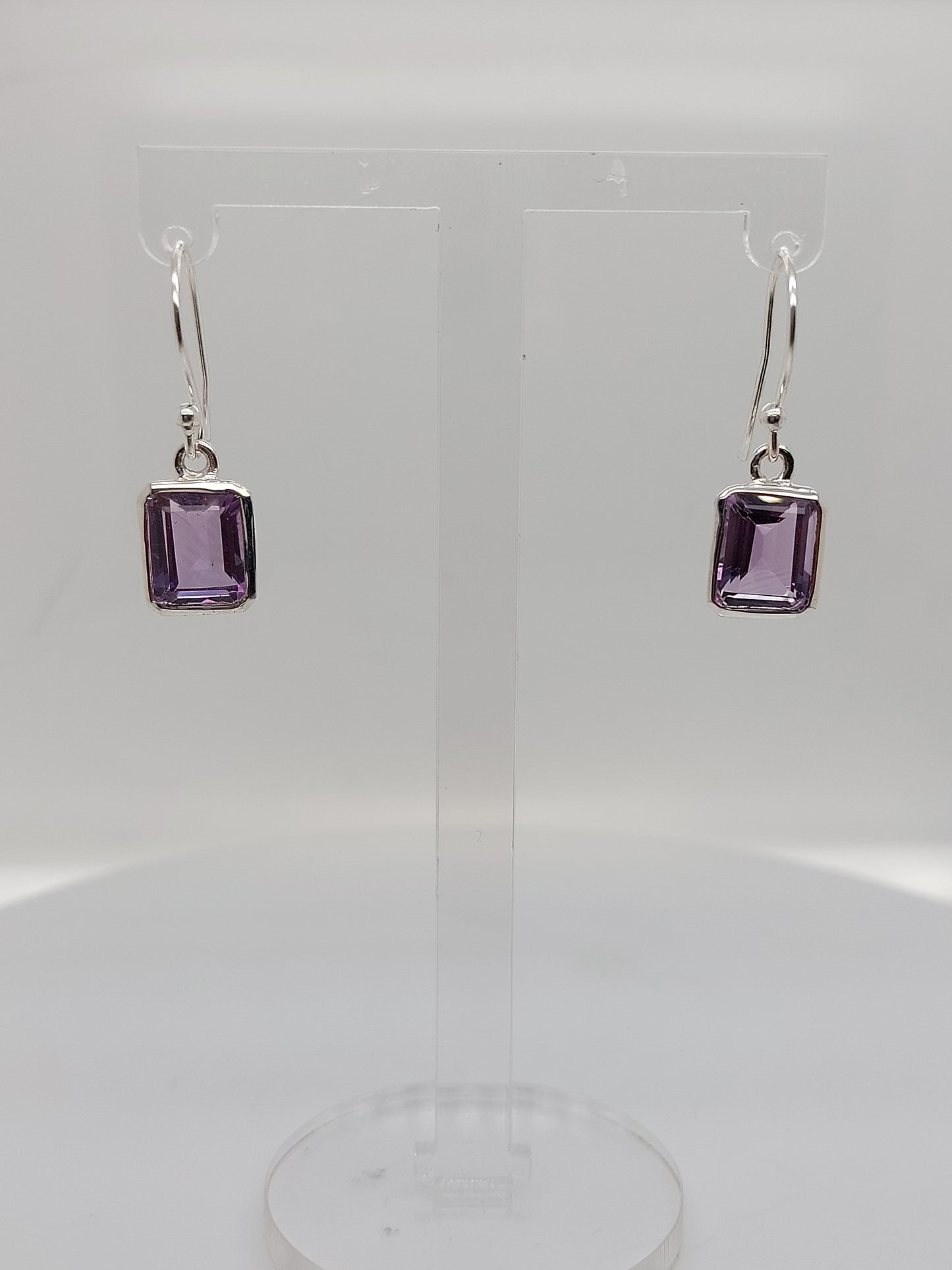 Rectangle Amethyst Drops