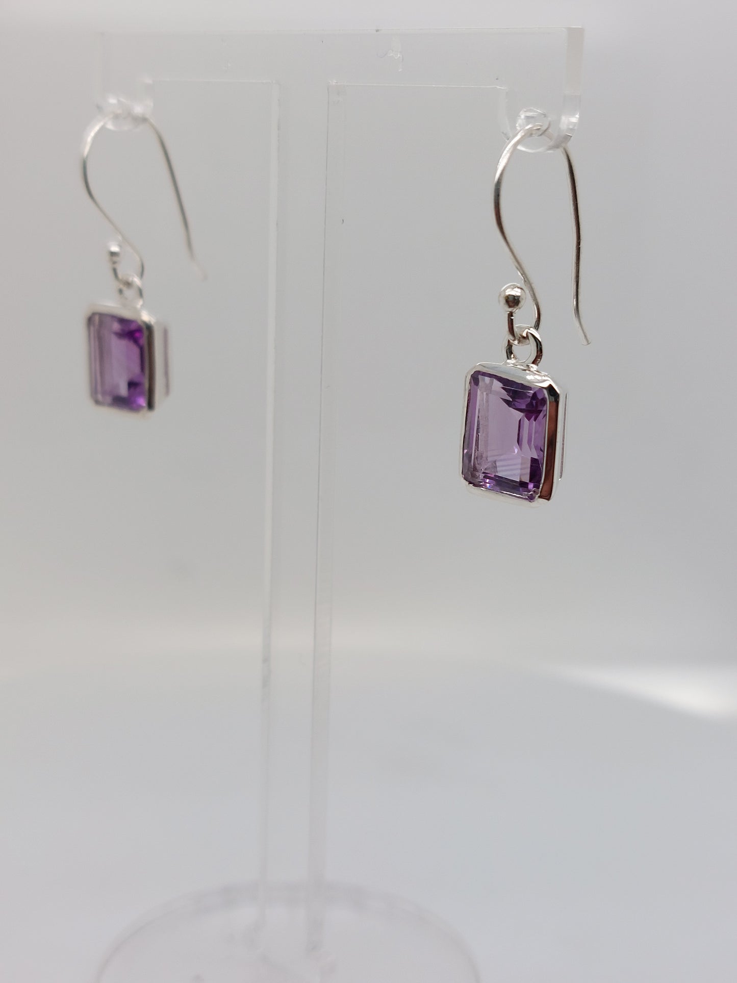 Rectangle Amethyst Drops