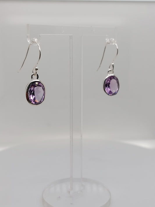 Amethyst Drop Earrings