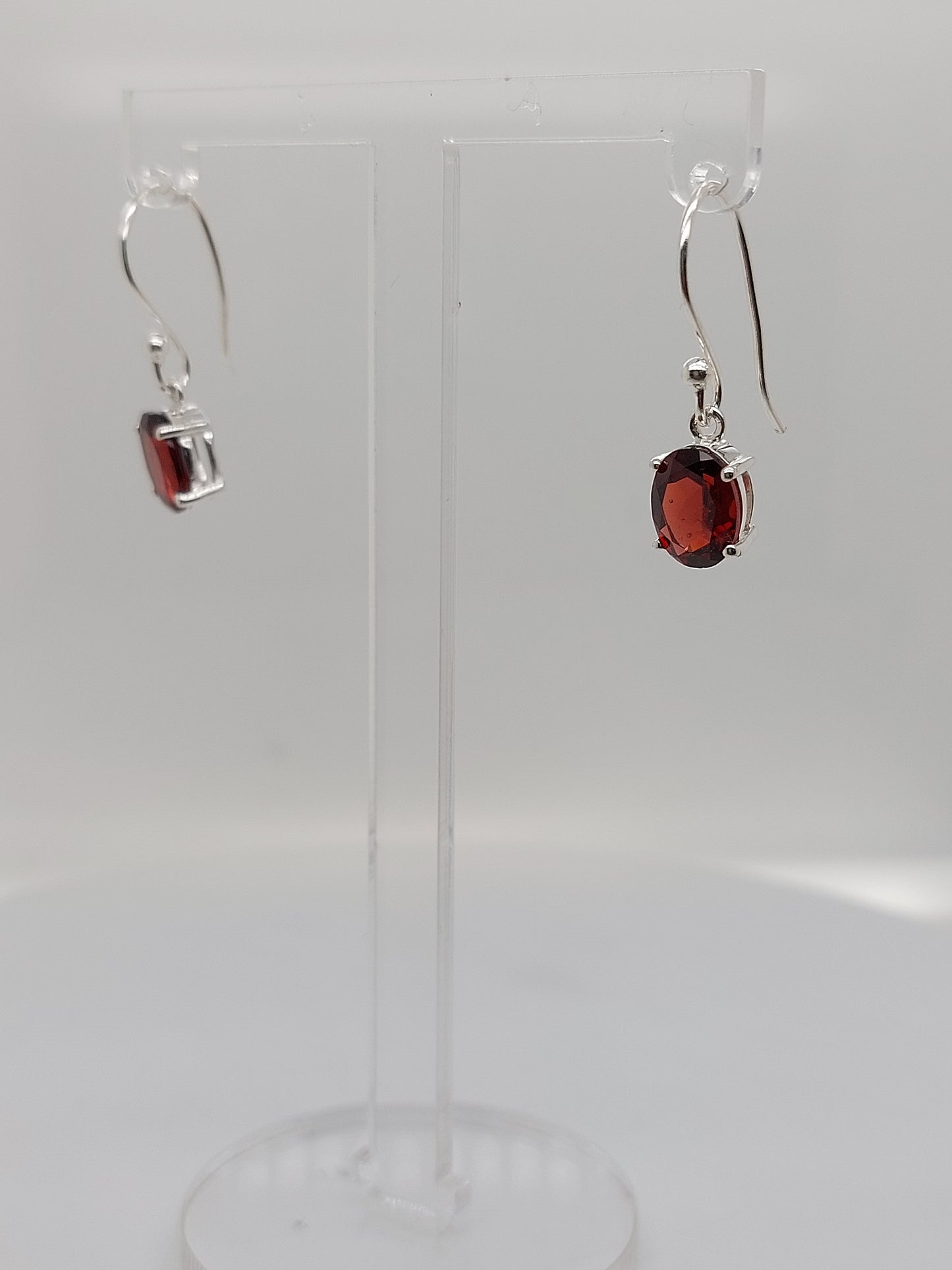 Oval Garnet Drops