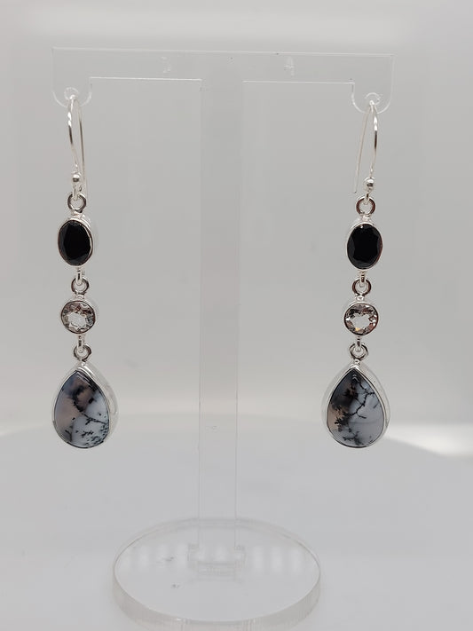 Multi Stone Earrings