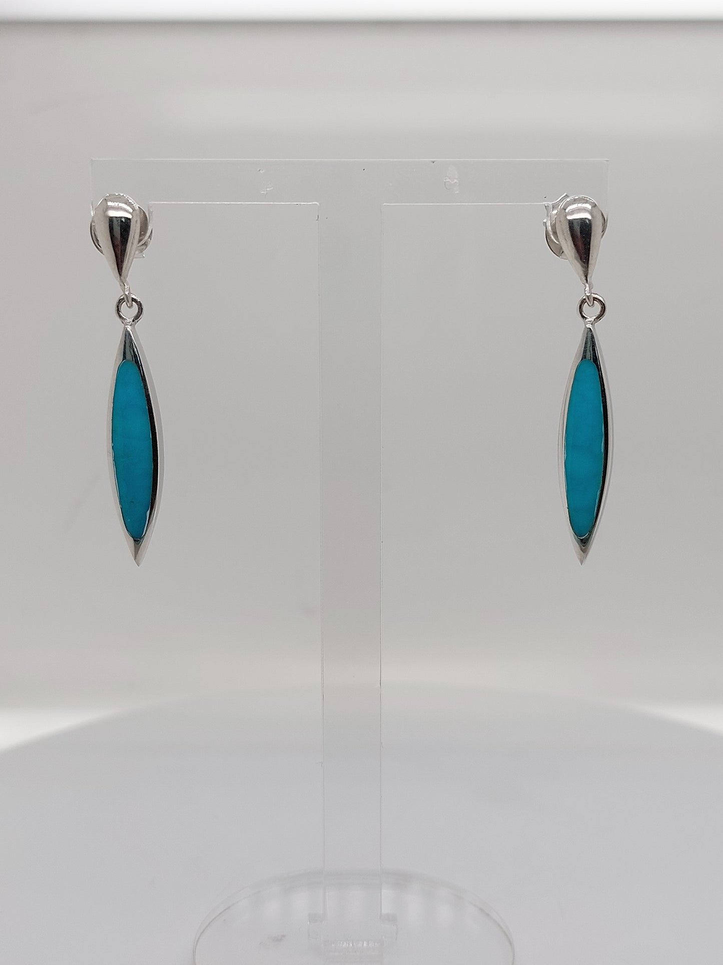 Turquoise Drop Studs